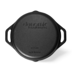 10" Round Skillet with Lid - Premium Cast Iron by Dynamic Cookwares - Image 4