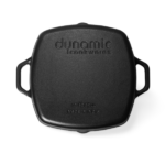 10" Square Grill Pan - Premium Cast Iron by Dynamic Cookwares - Image 2