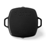 10" Square Skillet / Fry Pan - Premium Cast Iron by Dynamic Cookwares - Image 3