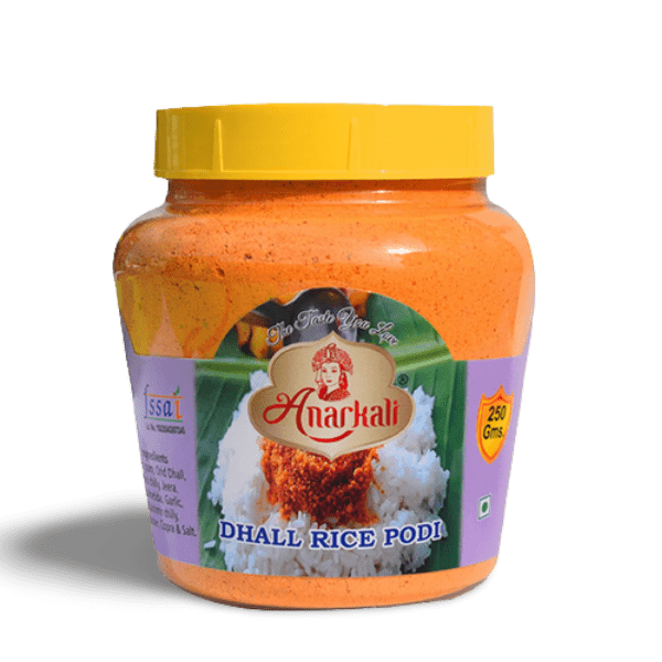 Anarkali Dhall Rice Podi