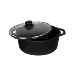 10" Deep Skillet with Lid - Premium Cast Iron by Dynamic Cookware's