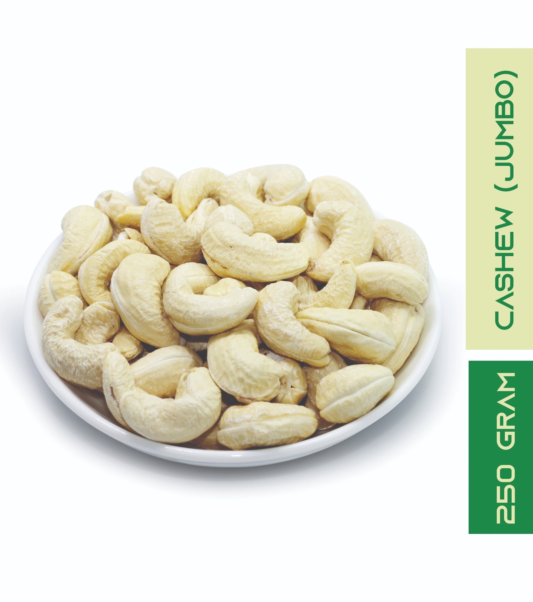 Cashew W180 Jumbo 250 G Dry Fruits And Nuts Farms2homesg