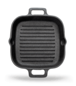 7.5" Square Grill Pan - Cast Iron - Image 3