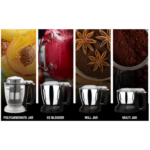 Panasonic MX-AE 475 | 750 watts Mixer grinder - 4 Jars, Red - Image 5