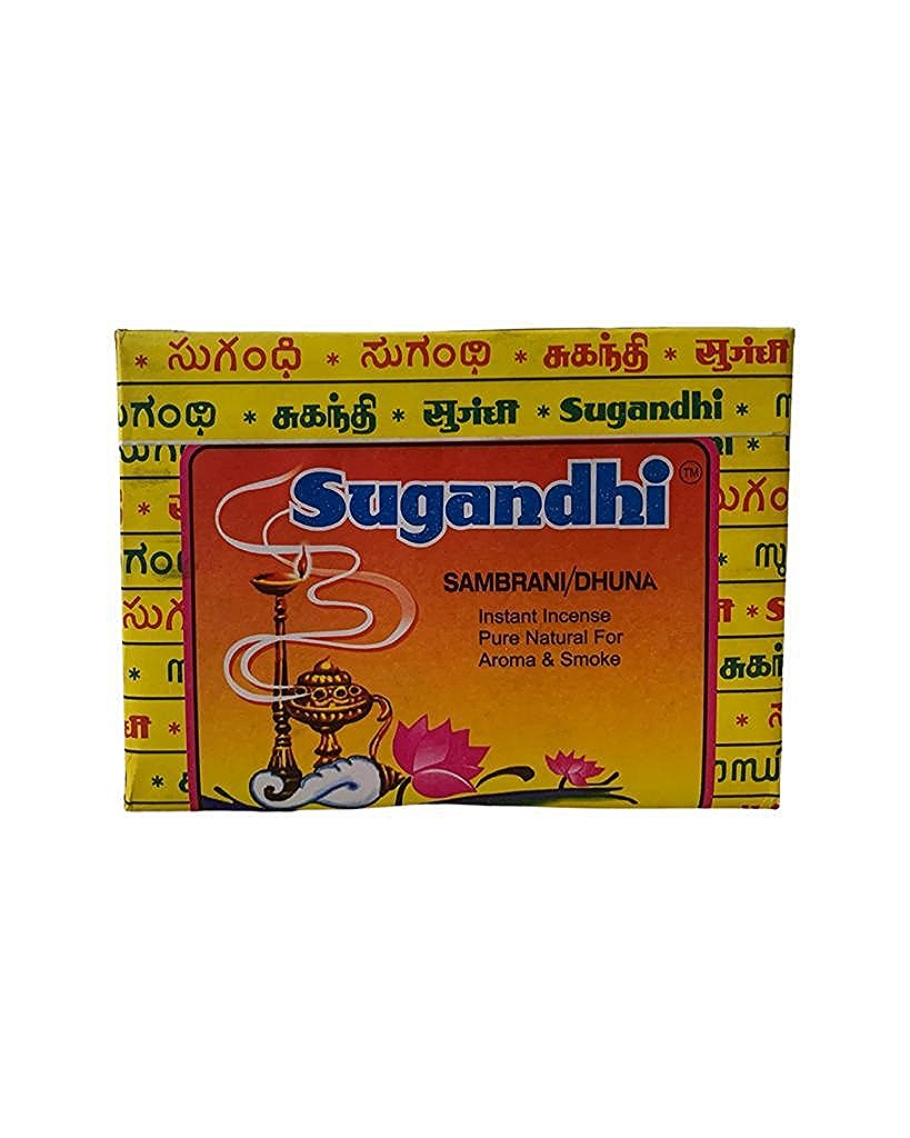 Suganthi_Sambarani_12 Pcs Sugandhi Dhoop Sambrani (Eco Pack) - Image 1