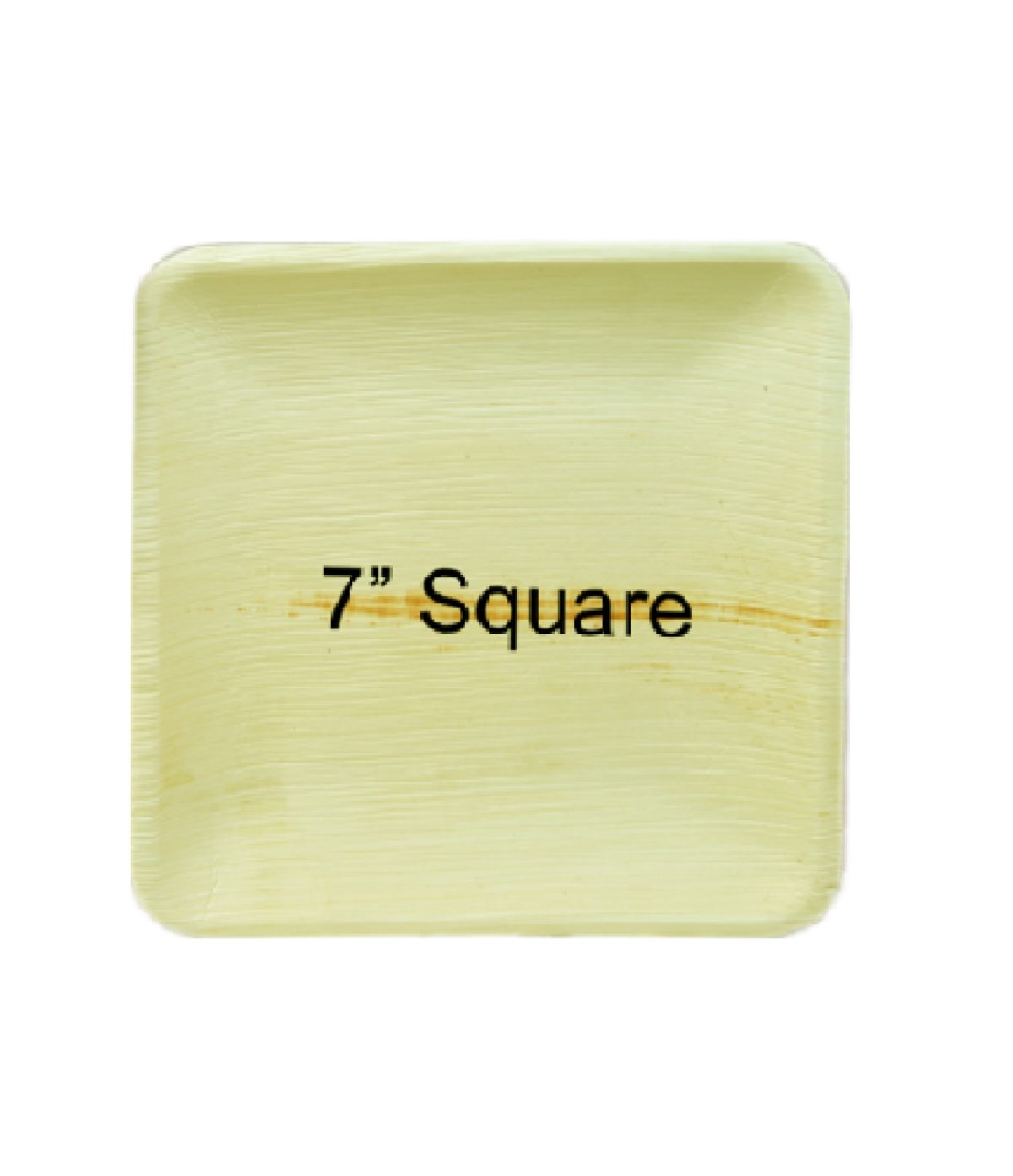 areca_7inch_Sq areca plate