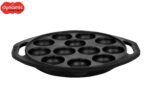 Paniyaram Pan (12 Pits) - Premium Cast Iron by Dynamic Cookwares - Image 4